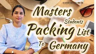 Ep-30 || Important packing list to Germany for Masters students from India