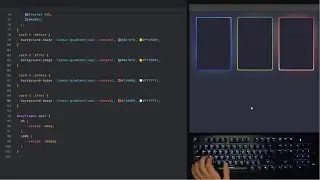 Incredible Card With Animated RGB Border  - ASMR Programming
