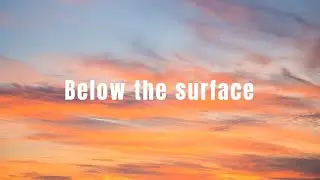 Griffinilla - Below The Surface (Lyrics Video)