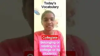 #collegiatemeaning #collegiate