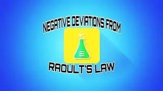 Negative deviation from Raoult's law