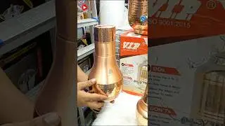 💯অরিজিনাল তামার সিজলিং পানির মটকা । pure copper water battle price in bangladesh