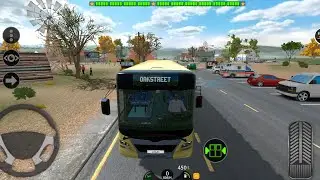 Texas City 🇨🇱 Part 2 | Career Mode | Route 5 & Route 6 | Bus Simulator Evo Gameplay 