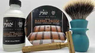SHAVE ARCADE  ZINGARI MAN BARREL PROOF SHAVE! Karve Overlander Safety Razor Trotter Shave Brush