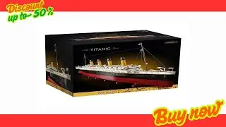 Kalein Titanic Giant Cruise Ship Model Ship Building Blocks Adult Difficult Set Assembling