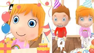 Sing A Ram Sam Sam Birthday and Have Fun | Paint and Color with HeyKids | Kids Song for Kiddos