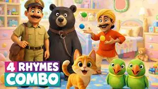 Top 4 Hindi Nursery Rhymes for Kids ❤️ | The Jham Jham TV