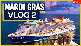 Carnival MARDI Gras Group Cruise Vlog 2 | Embarkation + White Party + Grand Turk