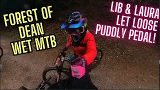 FOREST OF DEAN MTB ❤️ Lib & Laura laughs on super sloppy trails