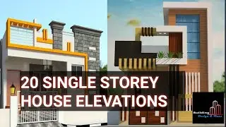 20 Single Storey House Elevations |Elevations design