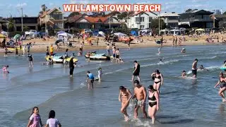 Williamstown Beach 🏝️ Melbourne Australia 🇦🇺 The best place for swimming 🏊&zwj;♂️ 