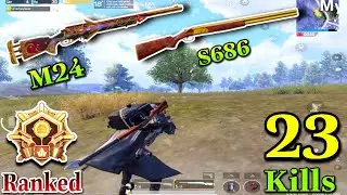 Use M24 + S686 Only Get Top 1 In Ranked 😱😰