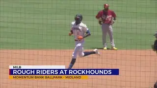 ROCKHOUNDS TAKE HOME THE 4-1 OVER THE ROUGHRIDERS