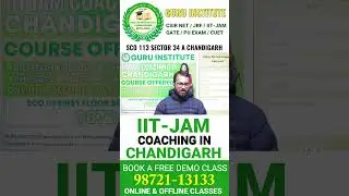 IIT JAM COACHING IN CHANDIGARH #iitjam #shorts #shortsvideo