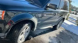 Range Rover sport snow drift!