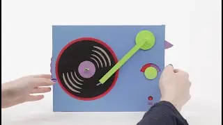 Paper Record Player
