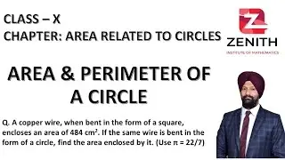 A copper wire, when bent in the form of a square, encloses an area of 484 cm2. If the same wire.....