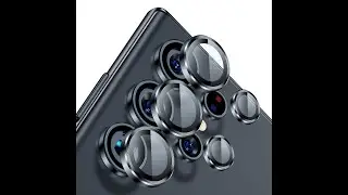 UniqueMe Single Circle Camera Lens Protector for Samsung installation video(Deutsche)
