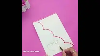 DIY Diwali greeting card / white paper craft / diwali card making / Diwali Crafts #shorts #ytshorts