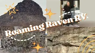 ROAMING RAVEN RV #STONECABINS #GRINDINGSTONES #PETROGLYPHS