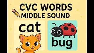 CVC words with middle sounds A and U