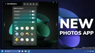 New Photos App in Windows 11 - New Slideshow Experience, Timeline Scroll, Spot Fix + How to Install