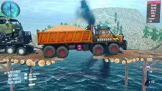 Spintires: Mudrunner | Big Cargo Truck Mud Wrestling Match Day106