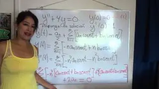 Series de Fourier en una ecuación diferencial sencilla