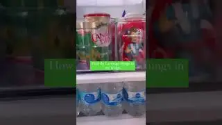 Fridge organization idea🔥#kitchendiyideas #fridgetour #kichenhacks #foodblogger #foodshorts #home