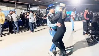 Tremendo corrido que se bailo Roxana con el pariente Julio - LOS TREMENDOS LAURELES