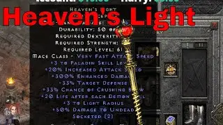 D2R Unique Items - Heaven's Light (Mighty Scepter)
