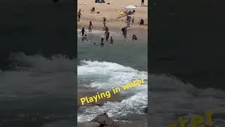 Playing in water #play #water #fun #funnyshorts #funnyvideo #beachactivities #beach