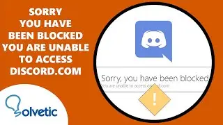 SORRY YOU HAVE BEEN BLOCKED YOU ARE UNABLE to ACCESS DISCORD.COM ✅✅💯✅✅