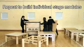 Portable Stage Blocks Schools, Mobile Staging Systems - Stackastage