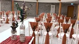 Ceremony Wedding Setup - Terracotta