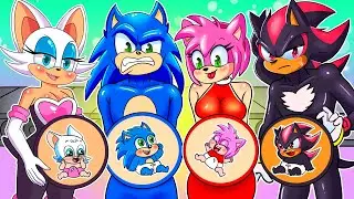 Brewing Cute Pregnant & Baby Cute Factory - Sonic The Hedgehog 3 Animation