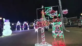 Christmas  lights⛄ over Glendale, Arizona 