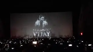 beast title card #fdfs #goat fdfs #beastreview fans theatre reaction thalapathy Vijay #royalcinemas