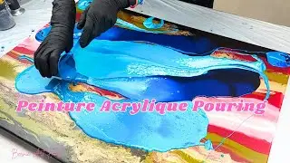 Peinture Acrylique Fluide pouring #acryliquepouring