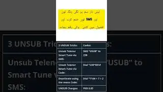 #how  to unsubscribe  Telenor  network  ringtone