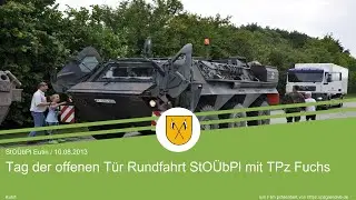 AufklBtl 6 - Tag der offenen Tür   Rundfahrt StOÜbPl mit TPz Fuchs (10.08.2013)