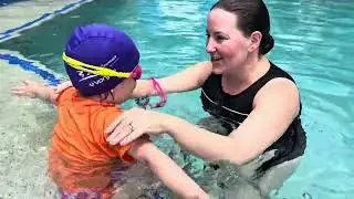 Teaching a 3 Year Old to Swim | Simple Swim Lesson Parents Can Do at Home