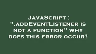 JavaScript : 