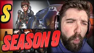 The Offical Season 9 Tier List (UPDATED) - These Heroes are BROKEN | Overwatch DPS, Tanks,  Supports