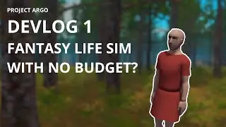 A Fantasy Life Sim RPG made by just me: Unity RPG DEVLOG 1 #rpg #indiegame #daggerfall  #lifesim