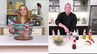 Henning Lee Oil & Vinegar Glass Bottle Measuring Dispenser on QVC