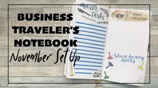 November Traveler's Notebook Set Up | Board Game Theme