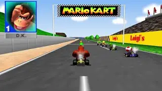Unas Carreritas con Donkey Kong en _ MARIO KART _ jugando_ló