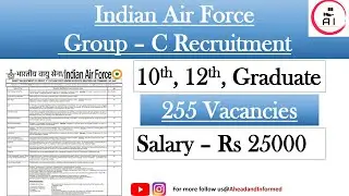 Indian Air Force 2021 Recruitment | How to Apply |