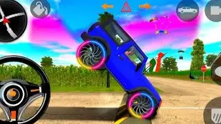 Modified Mahindra Thar 👿Games:Indian Bright blue Thar (Gadi wala Game)Android Gameplay 